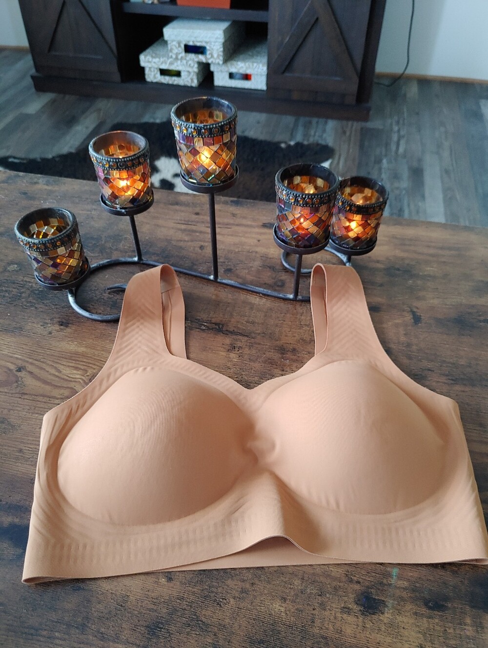 NWOT Terra Cotta Soft Intentions Large Padded Wirefree Bra